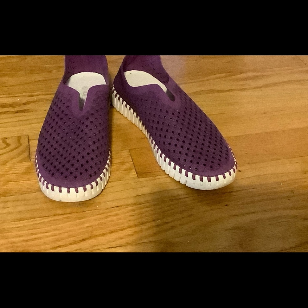 ILSE JACOBSEN purple sneakers. Size 37